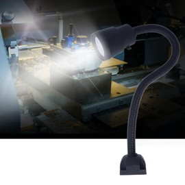 5W LED Work Light Universal Flexible Stable Lamp for CNC Machine Tool 24 V 36 V, White, High Brightness, for Reading