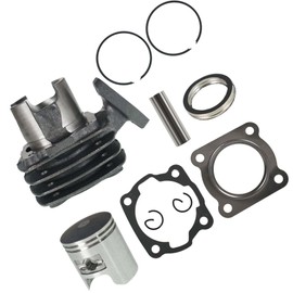 Silscvtt Cylinder Piston Top End Kit Replacement for Honda Spree 50 NQ50 1984-1987 12101-GK8-000 12251-GN2-000