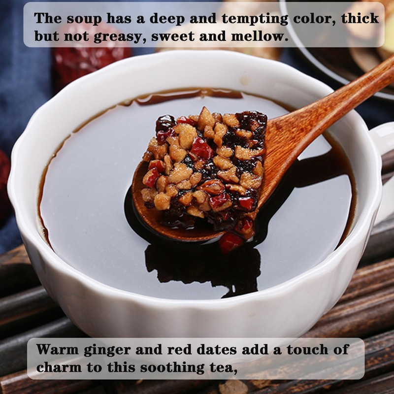 Dark Brown Sugar Ginger Jujube Tea 14.2oz/400g Combination of Black