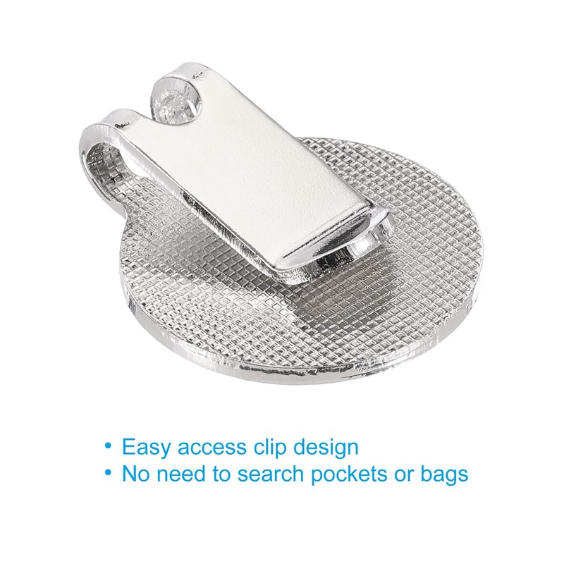 PATIKIL Magnetic Golf Ball Marker Holder, 6 Pack Metal Golf