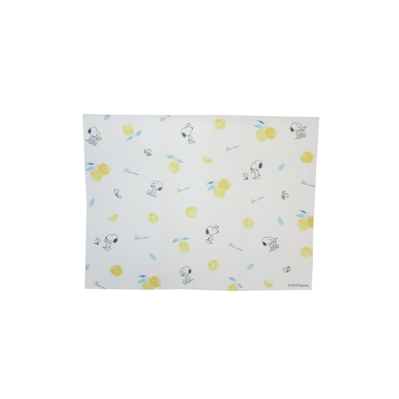 Marimo Craft SPNC-067 Snoopy Fruit Series Placemat, Lemon, Width 15.4