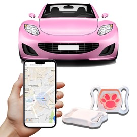 GPS Tracker for Vehicles, Mini Portable Wireless Hidden Tracker with Global Coverage, for Vehicles, Pets, Elderly, Children, No Monthly Fee, No SIM Card Required