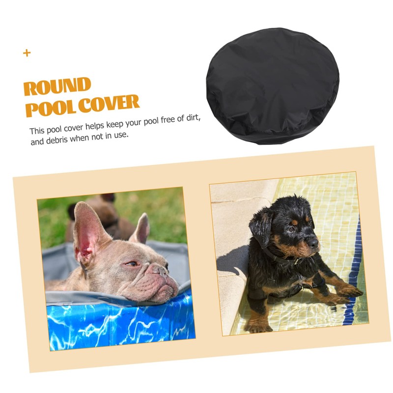 Totority Outdoor Round Pool Cover Multi Function Bath Protector for
