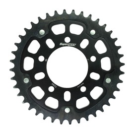 Supersprox Driven Sprocket Rear Stealth Aluminum & Steel 40T Black RST-7090: 40-BLK External Wheel Compatible: MARCHESINI (TYPE-A), OZ, BST, ROTOBox, ENKEI