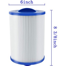 SLSM Spa Replacement Filter,pww50 spa Filter,for Viking spa Filter,6ch940 Filter,Unicel 6CH-940,817-0050,Filbur FC-0359,25252,378902,03FIL1400,1 1/2 inch SAE Thread Screw in Filter,2 Pack