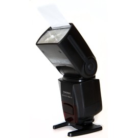 YONGNUO YN560-III-USA Speedlite Flash con Receptor Integrado de 2.4 GHz para Canon, Nikon, Pentax, Olympus, GN58, garantía de EE. UU. (Negro)