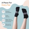 ZenToes Pilates Socks with Grips for Women, Non-Slip Yoga Cotton