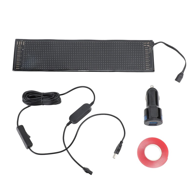 Scrolling LED Advertising Sign Bluetooth APP Control RGB Beads IP66