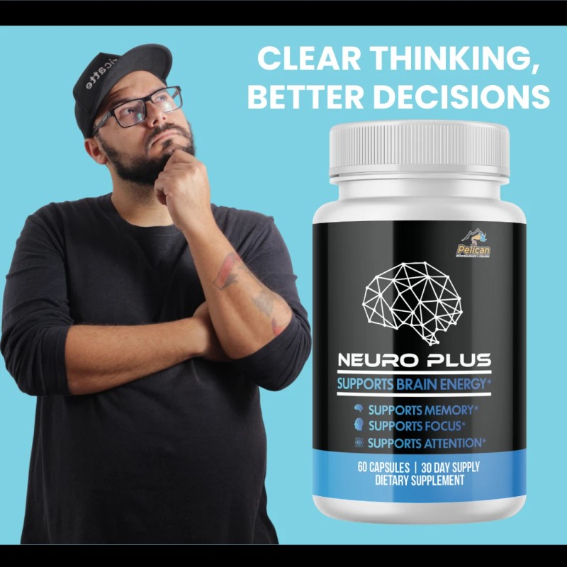 Pelican Vitamins Neuro Plus- Nerve Health Support- 2 Bottles- 120