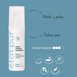 Etatpur Melty Moisturizing Cream, 1.4 fl oz (40 ml), Milky Lotion, Moisturizing, Sensitive Skin, Mixed Skin, Dry Skin [Melts Moisturizing]