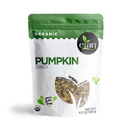 ELAN Organic Pumpkin Seeds, Non-GMO, Vegan, Gluten-Free, Kosher, 185g