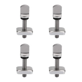 4 Pieces Surfboards Fin Screw, Sup Fin Screws for Surfboard Tail Flat Straight Brace Brackets, Long Board, Inflatable SUP, Paddle Boards, 316 Stainless Steel