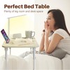Laptop Desk for Bed Lap Desk with LED Desk Light,