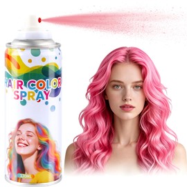 Pink Temporary Hair Color Spray,Non-Stick Hairspray for Kids Girls Women Men,Easter Basket Essential,One-day Washable Hair Dye Spray for Easter Party Cosplay