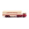 Wiking 51329 MAN Pausbacke Box Semitrailer Hamburger Spedition 1960-67 HO