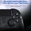 Jersonn Wireless Controller Compatible with PS4/Pro/Slim/PC, with Dual Vibration, 1200mAh