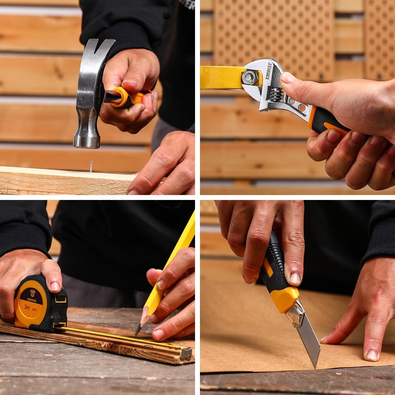 Cordless Drill Tool Kit Set: 20V Power Drill Tool Box