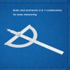 Angle Protractor, Angle Finder Ruler Clearly Display Stainless Steel Material