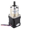 STEPPERONLINE 100:1 Planetary Gearbox Nema 17 Stepper Motor Low Speed