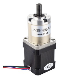 STEPPERONLINE 100:1 Planetary Gearbox Nema 17 Stepper Motor Low Speed High Torque DIY CNC