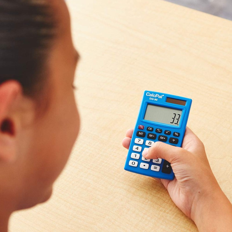EAI Education CalcPal EAI-90 Pocket Basic Calculator - Set of