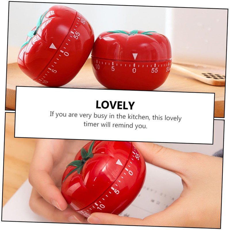 2pcs Tomato Timer Commercial Kitchen Timer Digital Timer Egg Timer