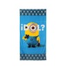 Minions Boy's Beach Towel - Blue - One Size