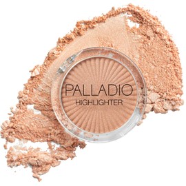 Palladio Sunkissed Highlighter, Polvo de Maquillaje Suave y Cremoso, Tonos Radiantes, Define el Resplandor Facial, Resalta y Logra un Brillo Natural y Luminoso de Larga Duración, Sunset