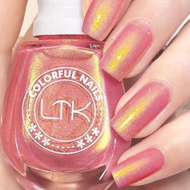 Glitter Nail Polish, Glitter Nail Varnish, Diamond Quick Dry Nail Polish No UV Lamp Curing, Long Lasting, Chip Resistant, Non-Toxic, Quick Drying, Salon Manicure, At Home Manicure (11#Mermaid)