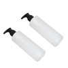 Massage Oil Dispenser Pump 2pcs 250ml Reusable Cream Shampoo Bottle