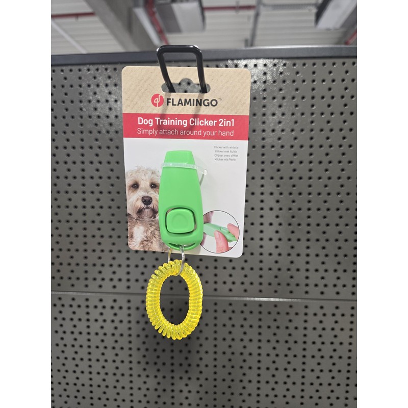 Flamingo Xoë Dog Whistle Clicker Various Colours – 7.5 x