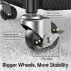 YASONIC 3 Tier Rolling Cart – Metal Utility Storage Cart