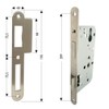Felgner Profile Cylinder Door Mortice Lock, Lock Case Made of