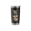 Hello Summer, Funny Cool Beach Pineapple Wearing Sunglasses Stainless Steel