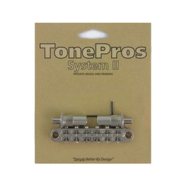 TonePros Metric Locking Tune-O-Matic Bridge (large posts) Nickel