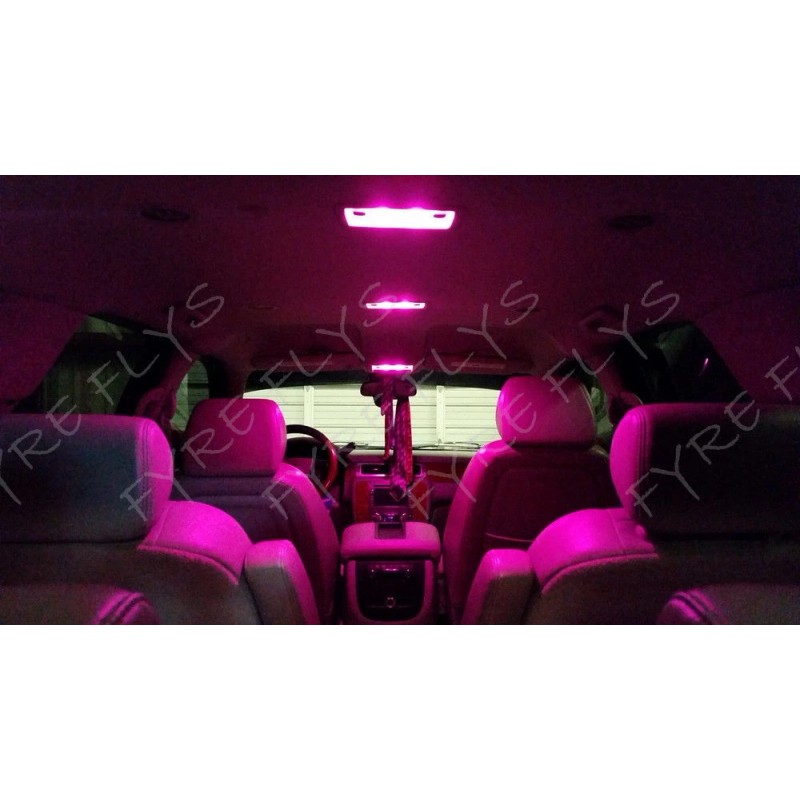 Fyre Flys 15x Pink LED Interior Lights Package Kit for
