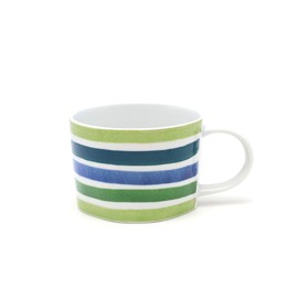 TAMAKI T-922309 Soup Cup Craft Studio Blue/Green, Diameter 3.6 x Depth 4.9 x Height 2.6 inches (9.1 x 12.5 x 6.5 cm), Capacity 9.5 fl oz (270 ml)