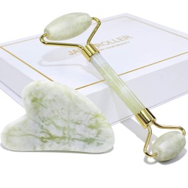 BAIMEI Jade Roller, Facial roller for Gentle Massage, Skin Care Tool for Face and Eyes, Minimize Wrinkles and Relax Muscles