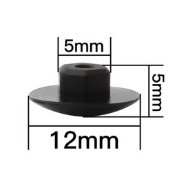 Bicycle Headset Cap Waterproof Dustproof M6 Hex Screw MTB Bike Rubber Stem Top Cover Bike Bolt Parts (20pcs)