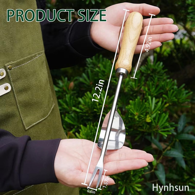 Weed Puller Tool,Crack Weeder Tool, Stainless Steel Crevice Weeding Digger