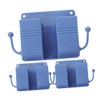 TEHAUX 3pcs Tv Remote Holder Wall Mount Phone Holder Bed