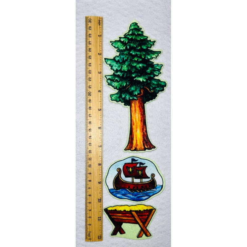 Tale of Three Trees Felt Figures for Flannel Board Stories