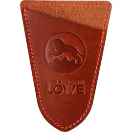 Original LÖWE Blade Guard - 9807 | Protects Against Injuries and Damage | Fits Original LÖWE Scissors | Made in Germany | 100% Genuine Leather, Brown Tone, Natural Genuine Leather