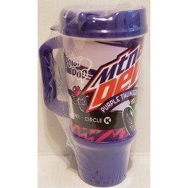 Mountain Dew Polar Pop Mountain Dew Purple Thunder Travel Mug* 32oz*New Sealed* Free Shipping
