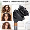 CurlDiffuserAttachmentCompatiblewithDysonAirwrapHS01HS05HS08,Professional Curly Hair Diffuser Styling Tool Accessory, Hair Diffuser to