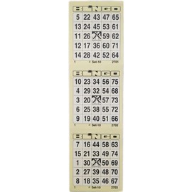 Bloque de 300 Tickets System 25 de 75 n 3, Color Amarillo