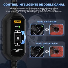 AUTOOL EPB Emergency Release Tool, Dual-Channel Brake & Reverse Control for Electronic Parking Brake Release and Reset, Electronic Parking Brake Tool