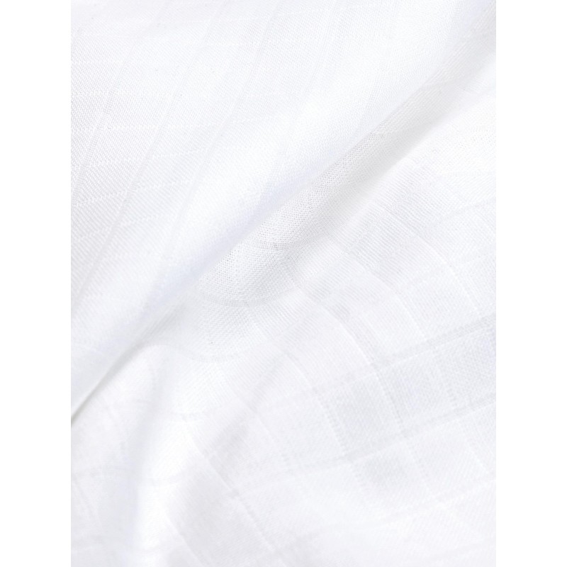 NEXT Baby Muslin Squares Pack of 4, White, Medium