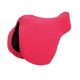 Shires Fleece Saddle Cover in Pink One Size