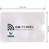 OW-Travel RFID Card Protector Sleeves (10 Pack) Contactless RFID Blocking